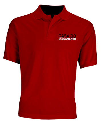 Camisa Polo Vermelha Casa do Julgamento